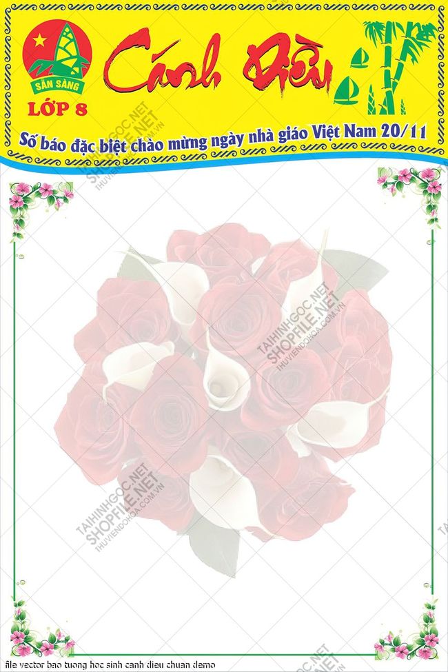 file vector bao tuong hoc sinh canh dieu chuan